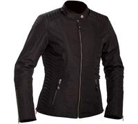 Richa Lausanne impermeabile Giacca tessile moto da donna, nero, taglia 3XL per donne