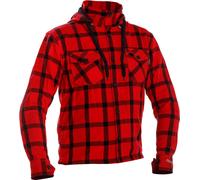 Richa Lumber, felpa con cappuccio e zip S male Rosso
