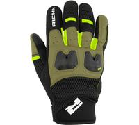 Richa Monaco Guanti da moto in rete, nero/giallo, Taglia 3XL