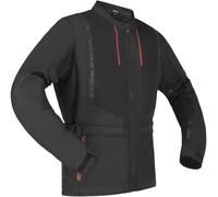 Richa Monaco Mesh WP impermeabile Giacca tessile moto, nero/rosso, Taglia 4XL
