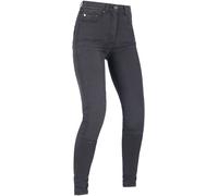 Richa Nora 2 Skinny Jeans da moto da donna, nero, Taglia Short 42