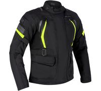 Richa Phantom 3 impermeabile Giacca tessile moto da donna, nero-giallo, taglia 2XL per donne