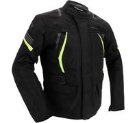 Richa Giacca moto Phantom 3 tessile impermeabile Nero/Giallo Fluo 3XL Uomo