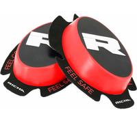 Richa R Cursore del ginocchio, rosso/nero, Taglia unica