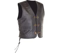 Richa Sadic Gilet Gilet da moto con allacciatura, nero, Taglia 3XL