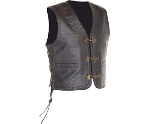 Richa Sadic Gilet Gilet da moto con allacciatura, nero, Taglia 4XL