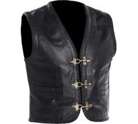 §Gilet in Pelle Richa Gilet Sadic Nero§