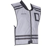 Richa Safety Flare Giubbotto di sicurezza, nero-argento, taglia XL 2XL 3XL per maschi