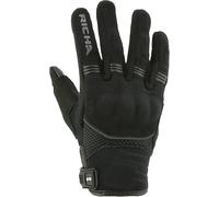 Richa Scope Guanti da moto per bambini, nero, taglia L