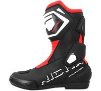Richa Speedmaster Stivali da motocicletta, nero/rosso, Taglia 47