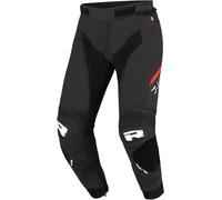 Richa Stradale Pantaloni in pelle da moto, nero/rosso, Taglia 54