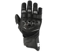 Richa Stradale Stealth Guanti Moto traforati, Bianco/nero, Taglia M