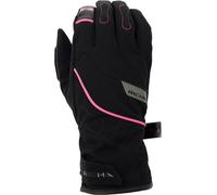 Richa Tina 2 guanti da moto da donna impermeabili, nero/rosa, Taglia L