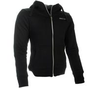 Richa Titan Felpa con cappuccio e zip da moto da donna, nero, Taglia XL