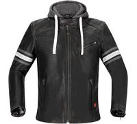 Richa Toulon 2 Giacca di pelle da moto, nero-grigio, taglia 5XL