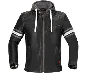 Richa Toulon 2 Giacca di pelle da moto, nero-grigio, taglia 62 per maschi