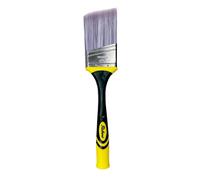 Richard 80832 Goose Neck Angular Paint Brush with Flexible Soft Grip Handle Firm Polyester Filaments 212 Inch