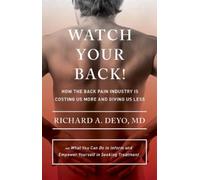 Richard A. Deyo Watch Your Back (Copertina rigida)
