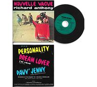 Richard ANTHONY - Nouvelle vague EP REPLICA 4-track CARD SLEEVE + 1) Nouvelle Vague 2) Personality 3) Dream Lover J'ai rêvé 4) Pauv' Jenny + CDSINGLE