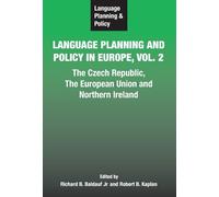 Richard B Baldauf Language Planning and Policy in Europe Vol (Copertina rigida)