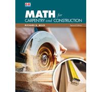 Richard B Miles Math for Carpentry and Construction (Tascabile)