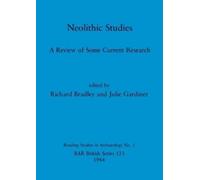 Richard Bradley Neolithic Studies (Tascabile)