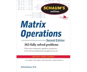 Richard Bronson Schaum's Outline of Matrix Operations (Tascabile)