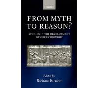 Richard Buxton From Myth to Reason? (Tascabile)