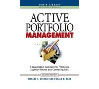 Richard C Grinold Active Portfolio Management (Pb) (Tascabile)