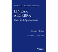 Richard C. Penney Linear Algebra, Solutions Manual (Tascabile)