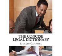 Richard Campbell The Concise Legal Dictionary (Tascabile)