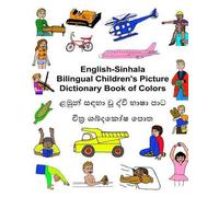 Richard Carlson English-Sinhala Bilingual Children's Picture Diction (Tascabile)