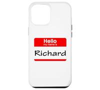 Richard, ciao Il mio nome è Targhetta, distintivo Custodia per iPhone 12 Pro Max