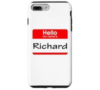 Richard, ciao Il mio nome è Targhetta, distintivo Custodia per iPhone 7 Plus/8 Plus