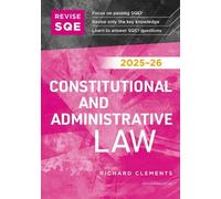 Richard Clement Revise SQE Constitutional and Administrative Law 202 (Tascabile)