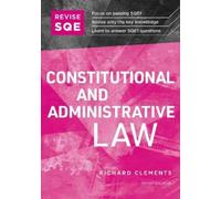 Richard Clements Revise SQE Constitutional and Administrative Law (Tascabile)