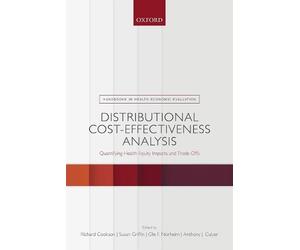 Richard Cookson Distributional Cost-Effectiveness Analysis (Tascabile)