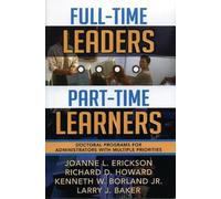 Richard D. Howard Larry J. Baker Joanne L. Ericks Full-Time Leaders/ (Tascabile)