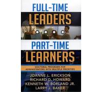 Richard D. Howard Larry J. Baker Joanne L. Ericks Full-Time Leaders/ (Tascabile)