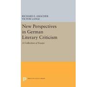 Richard E. Amacher Vict New Perspectives in German Literary C (Copertina rigida)