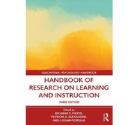 Richard E. Mayer Handbook of Research on Learning and Instruction (Tascabile)