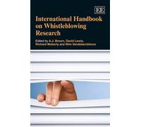 Richard E. Mobe International Handbook on Whistleblowing Rese (Copertina rigida)