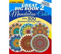 Richard Edward Great Big Book 2 Of Mandalas To Color - Over 300 Man (Tascabile)