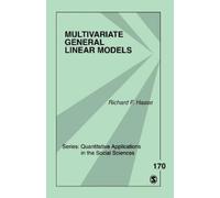 Richard F. Haase Multivariate General Linear Models (Tascabile)