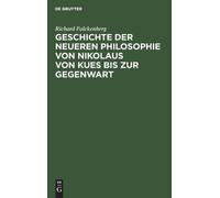 Richard Falcken Geschichte Der Neueren Philosophie Von Nikola (Copertina rigida)