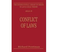 Richard Fentiman Conflict of Laws (Copertina rigida)