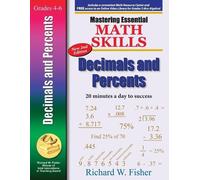 Richard Fisher Mastering Essential Math Skills Decimals and Percents (Tascabile)