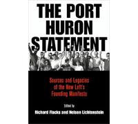 Richard Flacks The Port Huron Statement (Copertina rigida)
