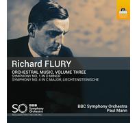 Richard Flury Richard Flury: Orchestral Music - Volume 3 (CD) Album