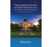 Richard Fossey Contemporary Issues in Higher Education Law (Tascabile)